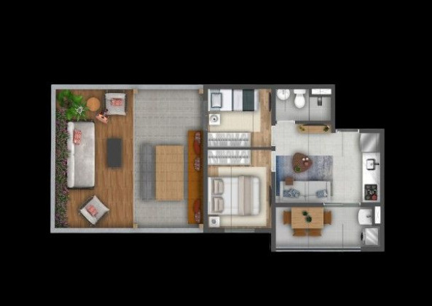 Imagem Apartamento com 1 Quarto à Venda, 35 m² em Mooca - São Paulo
