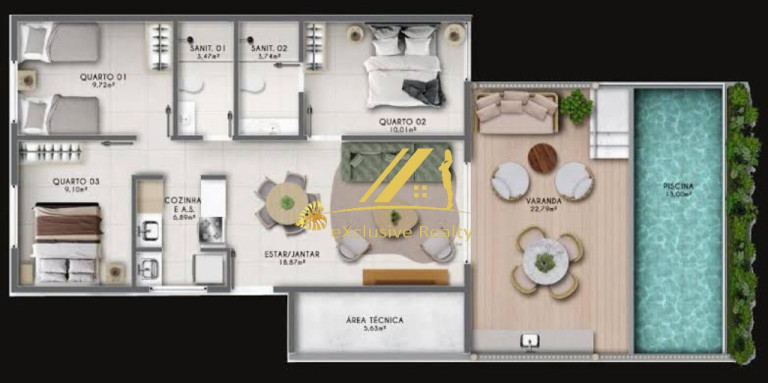 Imagem Imóvel com 2 Quartos à Venda, 86 m² em Imbassaí - Mata De São João Imagem Imóvel com 2 Quartos à Venda, 86 m² em Imbassaí - Mata De São João