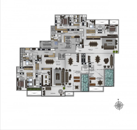 Imagem Apartamento com 4 Quartos à Venda, 271 m² em Ponta Verde - Maceió
