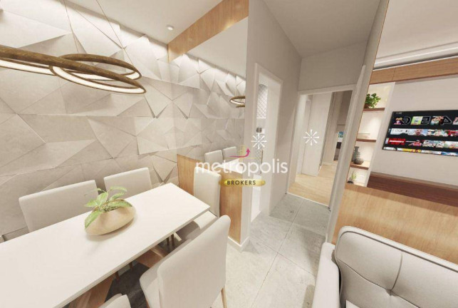 Imagem Apartamento com 2 Quartos à Venda, 44 m² em Jardim - Santo André