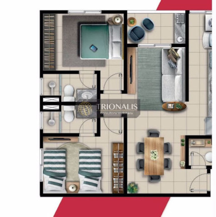 Imagem Apartamento com 1 Quarto à Venda, 44 m² em Atibaia Jardim - Atibaia Imagem Apartamento com 1 Quarto à Venda, 44 m² em Atibaia Jardim - Atibaia