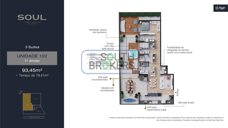 Imagem Apartamento com 3 Quartos à Venda, 89 m² em Boa Vista - Curitiba Imagem Apartamento com 3 Quartos à Venda, 89 m² em Boa Vista - Curitiba