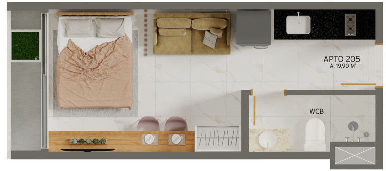 Imagem Apartamento com 1 Quarto à Venda, 35 m² em Jardim Oceania - João Pessoa Imagem Apartamento com 1 Quarto à Venda, 35 m² em Jardim Oceania - João Pessoa