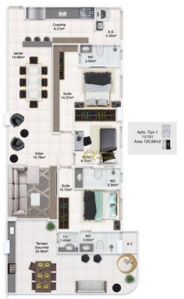 Imagem Apartamento com 2 Quartos à Venda, 77 m² em Vila Guilhermina - Praia Grande Imagem Apartamento com 2 Quartos à Venda, 77 m² em Vila Guilhermina - Praia Grande