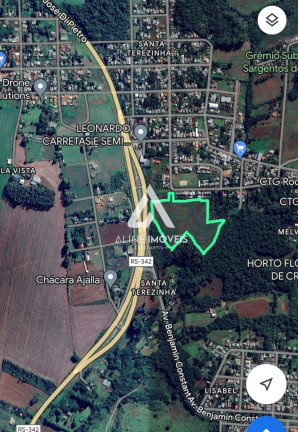 Terreno à Venda, 50.348 m² em Santa Terezinha I - Cruz Alta