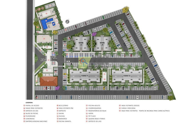 Imagem Apartamento com 2 Quartos à Venda, 55 m² em Parque Orestes ôngaro - Hortolândia Imagem Apartamento com 2 Quartos à Venda, 55 m² em Parque Orestes ôngaro - Hortolândia