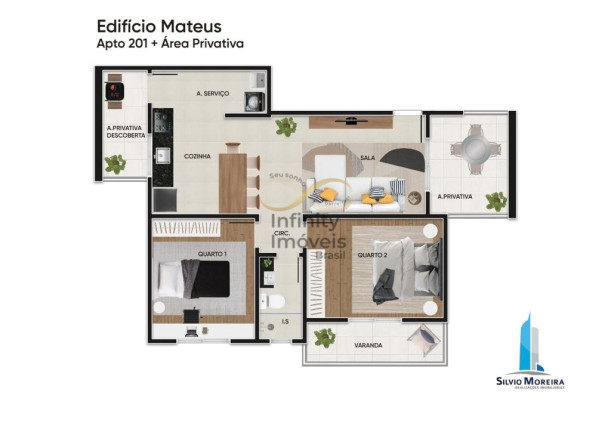 Imagem Apartamento com 3 Quartos à Venda, 35 m² em Bela Vista (parque Durval De Barros) - Ibirité