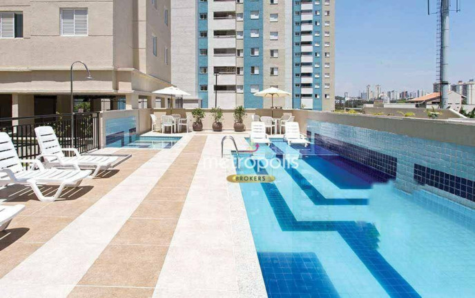 Imagem Apartamento com 3 Quartos à Venda, 57 m² em Vila Valparaíso - Santo André