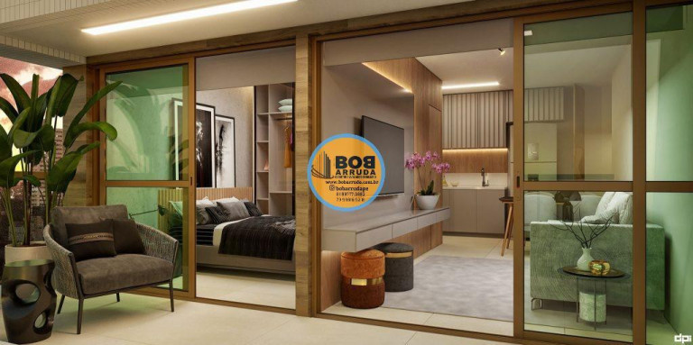 Imagem Apartamento com 1 Quarto à Venda, 32 m² em Madalena - Recife
