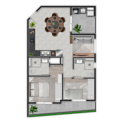 Imagem Apartamento com 2 Quartos à Venda, 56 m² em Bom Retiro - Curitiba Imagem Apartamento com 2 Quartos à Venda, 56 m² em Bom Retiro - Curitiba