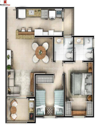 Imagem Apartamento com 2 Quartos à Venda, 72 m² em Jardim Gonçalves - Sorocaba Imagem Apartamento com 2 Quartos à Venda, 72 m² em Jardim Gonçalves - Sorocaba