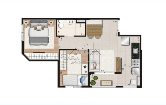 Imagem Apartamento com 2 Quartos à Venda, 38 m² em Vila Ré - São Paulo Imagem Apartamento com 2 Quartos à Venda, 38 m² em Vila Ré - São Paulo