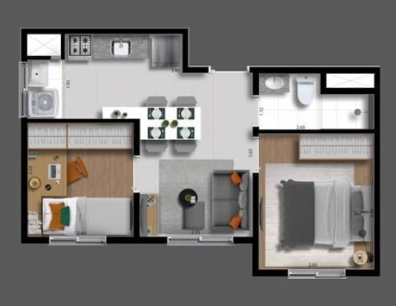 Imagem Apartamento com 2 Quartos à Venda, 32 m² em Barra Funda - São Paulo Imagem Apartamento com 2 Quartos à Venda, 32 m² em Barra Funda - São Paulo