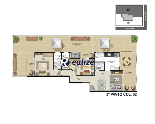 Imagem Imóvel com 2 Quartos à Venda, 92 m² em Praia Do Morro - Guarapari