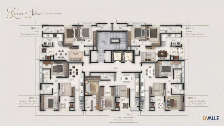 Imagem Apartamento com 2 Quartos à Venda, 67 m² em Morretes - Itapema