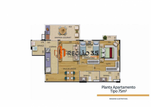 Imagem Apartamento com 2 Quartos à Venda, 75 m² em Centro - Poços De Caldas Imagem Apartamento com 2 Quartos à Venda, 75 m² em Centro - Poços De Caldas
