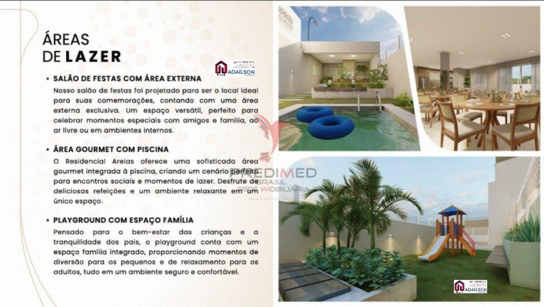 Imagem Apartamento com 2 Quartos à Venda, 55 m² em Areias - São José Imagem Apartamento com 2 Quartos à Venda, 55 m² em Areias - São José