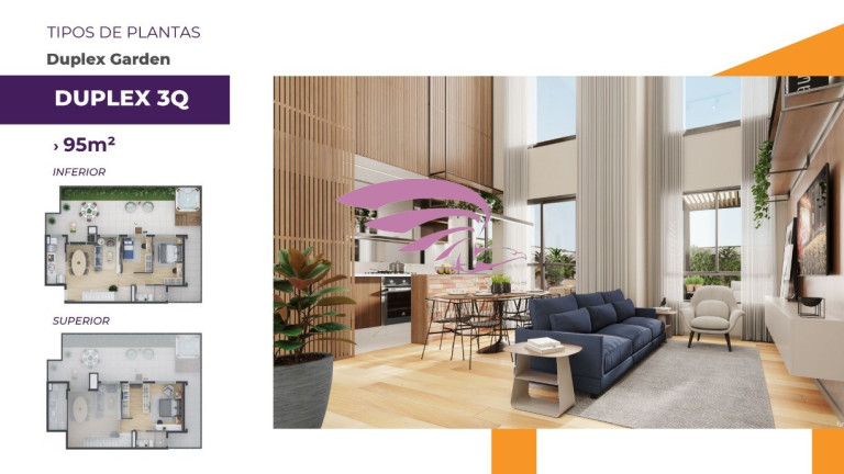 Imagem Imóvel com 2 Quartos à Venda, 54 m² em Portão - Curitiba Imagem Imóvel com 2 Quartos à Venda, 54 m² em Portão - Curitiba