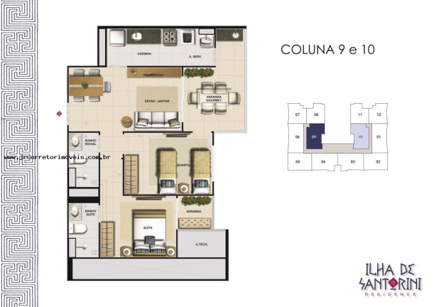 Imagem Apartamento com 3 Quartos à Venda, 68 m² em Praia Itaparica - Vila Velha Imagem Apartamento com 3 Quartos à Venda, 68 m² em Praia Itaparica - Vila Velha