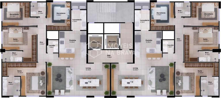 Imagem Apartamento com 4 Quartos à Venda, 132 m² em Centro - Balneário Camboriú