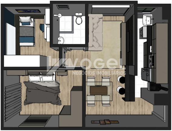 Imagem Apartamento com 2 Quartos à Venda, 56 m² em Das Quintas - Estancia Velha Imagem Apartamento com 2 Quartos à Venda, 56 m² em Das Quintas - Estancia Velha