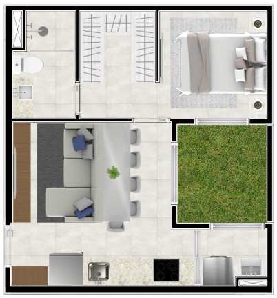 Imagem Imóvel com 1 Quarto à Venda, 25 m² em Vila Sônia - São Paulo Imagem Imóvel com 1 Quarto à Venda, 25 m² em Vila Sônia - São Paulo