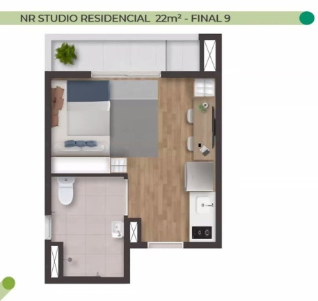 Imagem Apartamento com 1 Quarto à Venda, 33 m² em Bela Vista - São Paulo