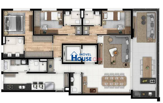 Apartamento com 3 Quartos à Venda, 151 m² em Vila Romana - São Paulo