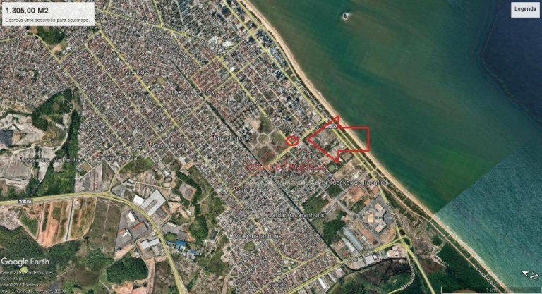 Imagem Terreno para Alugar, 1.305 m² em Itaparica - Vila Velha