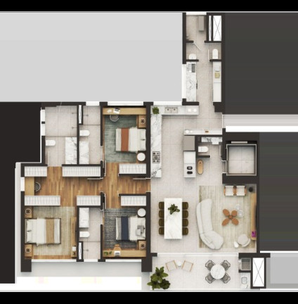 Imagem Apartamento com 3 Quartos à Venda, 214 m² em Juvevê - Curitiba
