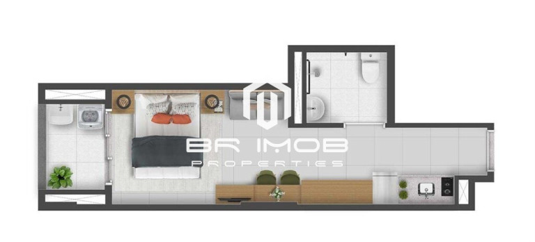 Imagem Imóvel com 1 Quarto à Venda, 23 m² em Santa Cecília - São Paulo Imagem Imóvel com 1 Quarto à Venda, 23 m² em Santa Cecília - São Paulo