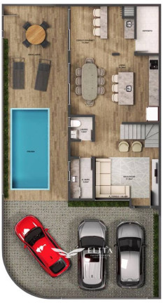 Imagem Sobrado com 3 Quartos à Venda, 124 m² em Nova Barra Velha - Barra Velha