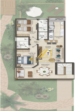 Imagem Imóvel com 2 Quartos à Venda, 69 m² em Itacimirim (monte Gordo) - Camaçari Imagem Imóvel com 2 Quartos à Venda, 69 m² em Itacimirim (monte Gordo) - Camaçari