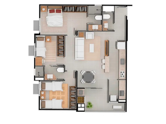 Imagem Apartamento com 3 Quartos à Venda, 81 m² em Vila Nova - Blumenau