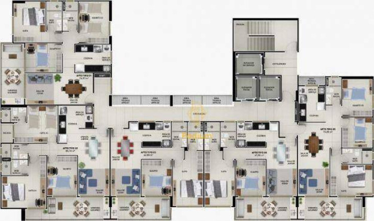 Imagem Apartamento com 3 Quartos à Venda, 84 m² em Brisamar - João Pessoa Imagem Apartamento com 3 Quartos à Venda, 84 m² em Brisamar - João Pessoa