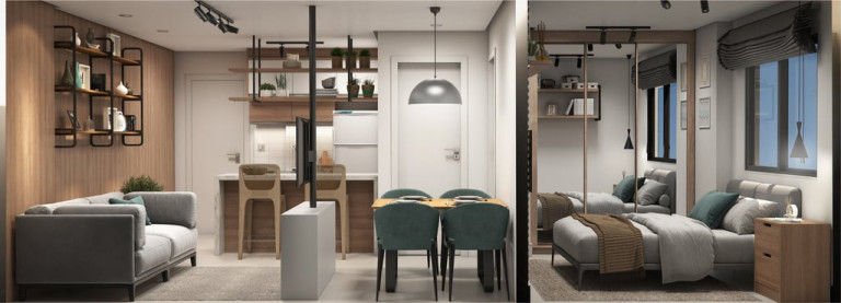 Imagem Loft com 1 Quarto à Venda, 24 m² em Centro - Curitiba
