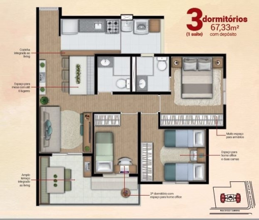 Imagem Apartamento com 3 Quartos à Venda, 67 m² em Santana - São Paulo Imagem Apartamento com 3 Quartos à Venda, 67 m² em Santana - São Paulo