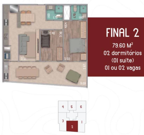 Imagem Apartamento com 2 Quartos à Venda, 80 m² em Flórida - Praia Grande Imagem Apartamento com 2 Quartos à Venda, 80 m² em Flórida - Praia Grande