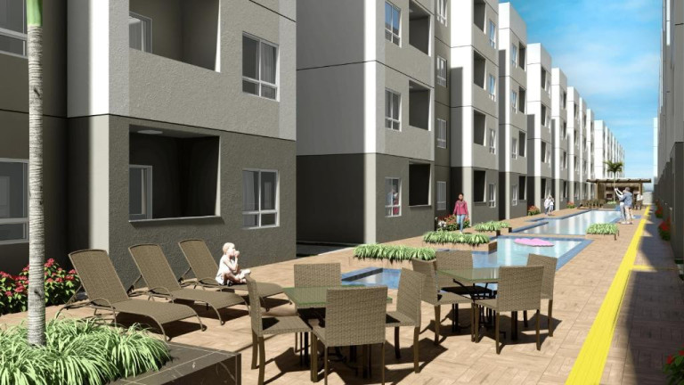 Apartamento com 2 Quartos à Venda, 49 m² em Gramame - João Pessoa