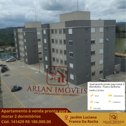 Imagem Apartamento com 2 Quartos à Venda, 41 m² em Jardim Luciana - Franco Da Rocha