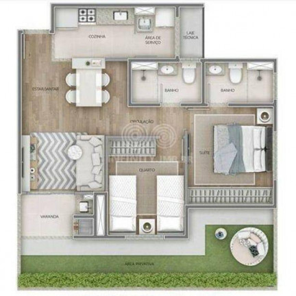 Imagem Apartamento com 2 Quartos à Venda, 52 m² em Morumbi - São Paulo