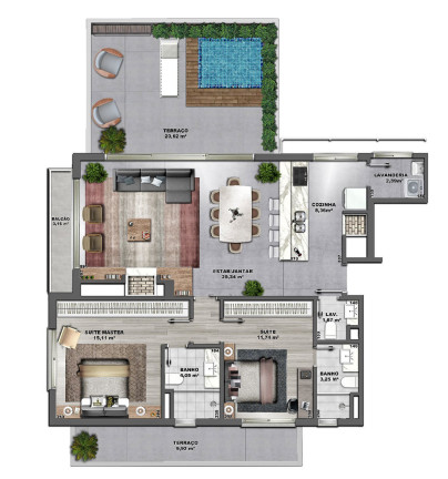 Imagem Apartamento com 2 Quartos à Venda, 134 m² em Mont Serrat - Porto Alegre Imagem Apartamento com 2 Quartos à Venda, 134 m² em Mont Serrat - Porto Alegre