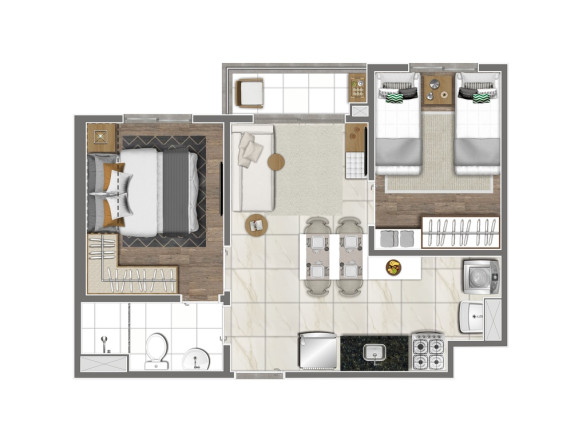 Imagem Apartamento com 1 Quarto à Venda, 39 m² em Pirituba - São Paulo Imagem Apartamento com 1 Quarto à Venda, 39 m² em Pirituba - São Paulo