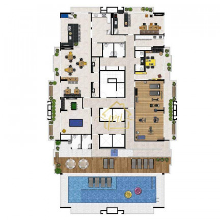 Imagem Apartamento com 1 Quarto à Venda, 54 m² em Boqueirão - Santos Imagem Apartamento com 1 Quarto à Venda, 54 m² em Boqueirão - Santos