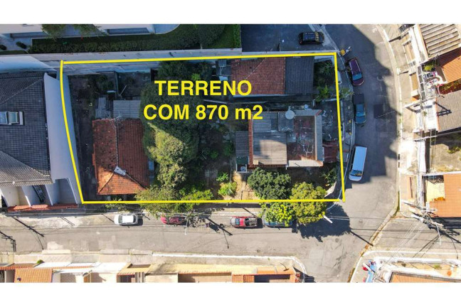 Terreno à Venda, 870 m² em Parque Mandaqui - São Paulo