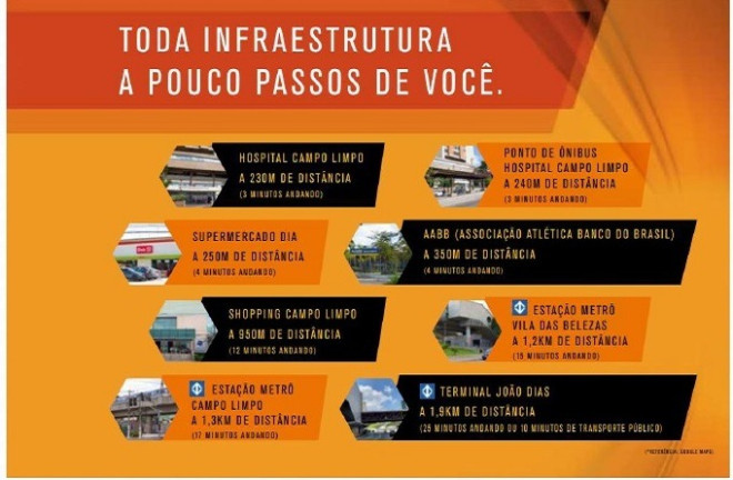 Imagem Imóvel com 2 Quartos à Venda, 42 m² em Campo Limpo - São Paulo