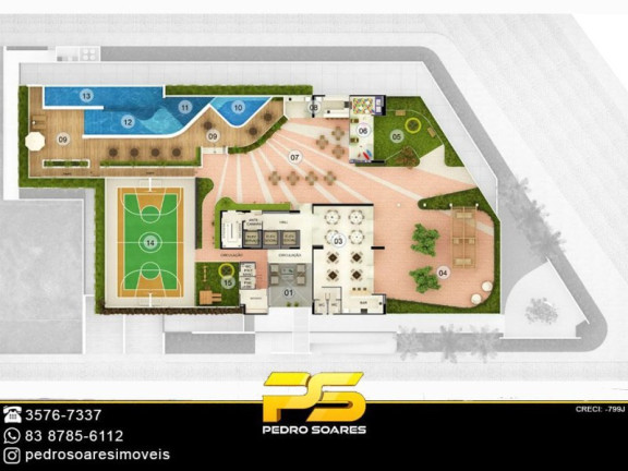 Imagem Apartamento à Venda, 46 m² em Brisamar - João Pessoa Imagem Apartamento à Venda, 46 m² em Brisamar - João Pessoa