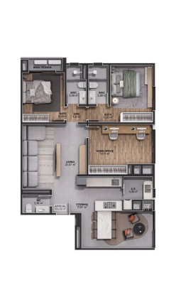 Imagem Apartamento com 2 Quartos à Venda, 60 m² em Itajuba - Barra Velha Imagem Apartamento com 2 Quartos à Venda, 60 m² em Itajuba - Barra Velha