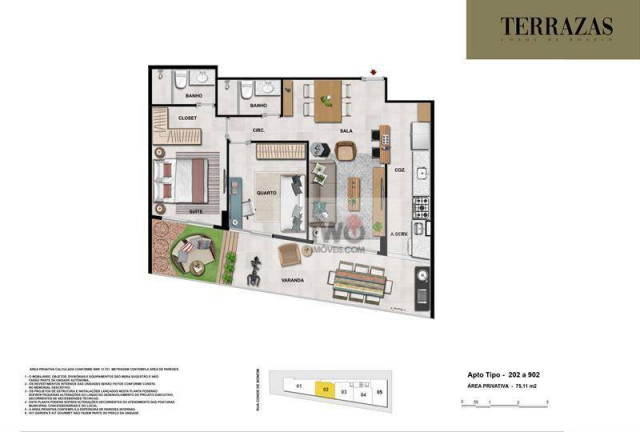Imagem Apartamento com 2 Quartos à Venda, 75 m² em Tijuca - Rio De Janeiro
