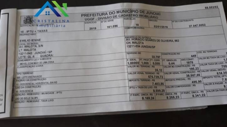 Terreno à Venda, 32.787 m² em Chácara Malota - Jundiaí